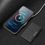 Kalebol 強力 MagSafe 磁吸雙折卡包皮革手機殼，適用於 iPhone 17 Pro Max、iPhone 17 Pro、iPhone 17、iPhone Air