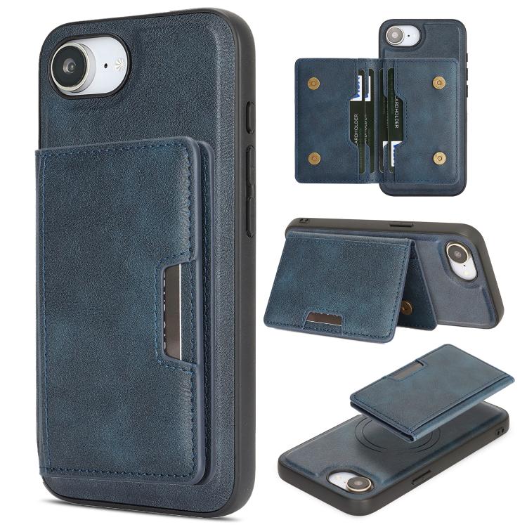 Kalebol 強力 MagSafe 磁吸雙折卡包皮革手機殼，適用於 iPhone 17 Pro Max、iPhone 17 Pro、iPhone 17、iPhone Air