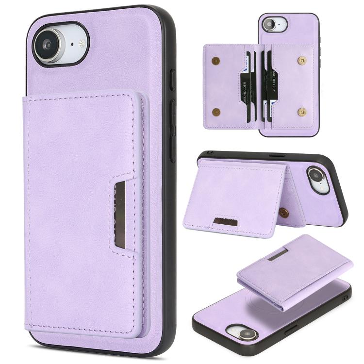 Kalebol 強力 MagSafe 磁吸雙折卡包皮革手機殼，適用於 iPhone 17 Pro Max、iPhone 17 Pro、iPhone 17、iPhone Air