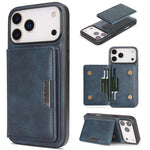 Kalebol 強力 MagSafe 磁吸雙折卡包皮革手機殼，適用於 iPhone 17 Pro Max、iPhone 17 Pro、iPhone 17、iPhone Air