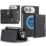 Kalebol 強力 MagSafe 磁吸雙折卡包皮革手機殼，適用於 iPhone 17 Pro Max、iPhone 17 Pro、iPhone 17、iPhone Air