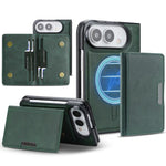Kalebol 強力 MagSafe 磁吸雙折卡包皮革手機殼，適用於 iPhone 17 Pro Max、iPhone 17 Pro、iPhone 17、iPhone Air