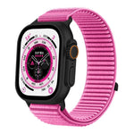編織尼龍魔鬼氈金屬接口錶帶，適用於Apple Watch 46mm / 49mm / 45mm / 44mm、Apple Watch 42mm / 41mm / 40mm / 38mm