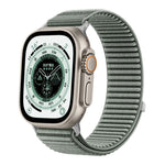 編織尼龍魔鬼氈金屬接口錶帶，適用於Apple Watch 46mm / 49mm / 45mm / 44mm、Apple Watch 42mm / 41mm / 40mm / 38mm