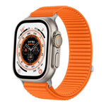 編織尼龍魔鬼氈金屬接口錶帶，適用於Apple Watch 46mm / 49mm / 45mm / 44mm、Apple Watch 42mm / 41mm / 40mm / 38mm