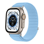 編織尼龍魔鬼氈金屬接口錶帶，適用於Apple Watch 46mm / 49mm / 45mm / 44mm、Apple Watch 42mm / 41mm / 40mm / 38mm