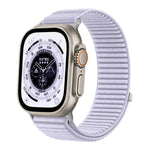 編織尼龍魔鬼氈金屬接口錶帶，適用於Apple Watch 46mm / 49mm / 45mm / 44mm、Apple Watch 42mm / 41mm / 40mm / 38mm