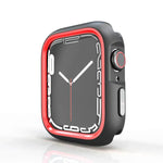 雙色半包覆PC保護殼，適用於Apple Watch 44mm / 45mm，適用於Apple Watch Ultra 49mm