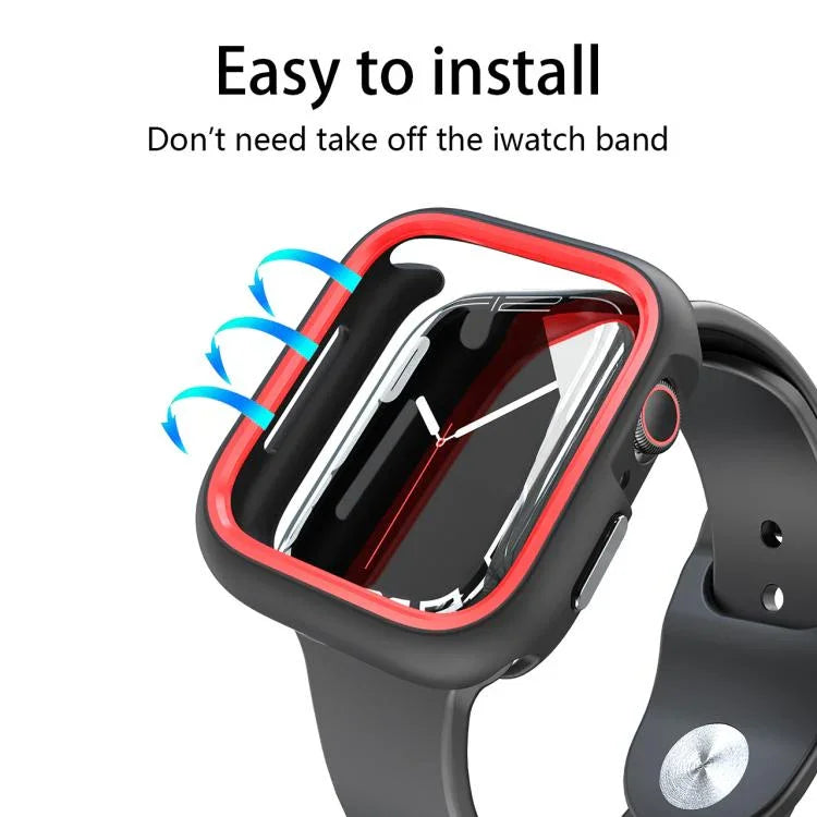 雙色半包覆PC保護殼，適用於Apple Watch 44mm / 45mm，適用於Apple Watch Ultra 49mm