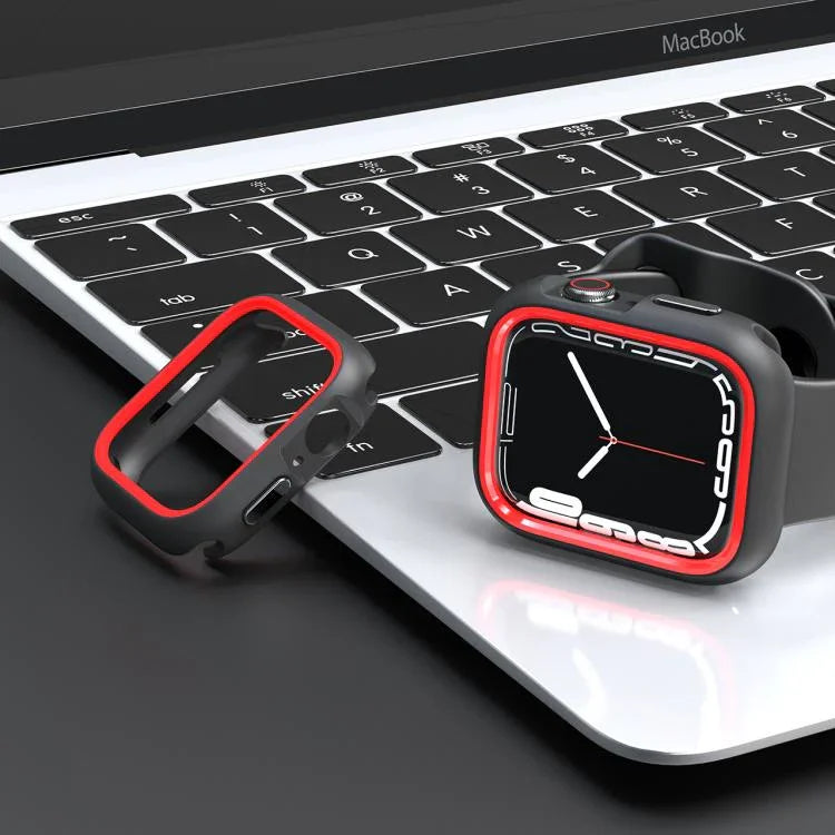 雙色半包覆PC保護殼，適用於Apple Watch 44mm / 45mm，適用於Apple Watch Ultra 49mm