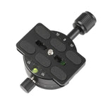 X-64 專業相機三腳架單腳架，帶快速釋放板的全景雲台，X-64
