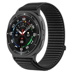 編織尼龍魔鬼氈金屬接口錶帶，適用於 Samsung Galaxy Watch8 / Watch8 Classic
