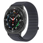編織尼龍魔鬼氈金屬接口錶帶，適用於 Samsung Galaxy Watch8 / Watch8 Classic
