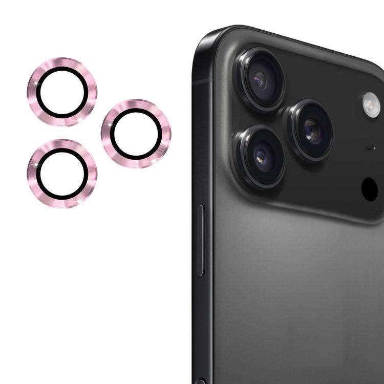 ENKAY 9H 後鏡頭鋁合金鋼化玻璃膜，適用於 iPhone 17 Pro / 17 Pro Max、iPhone 17、iPhone Air