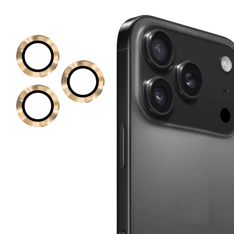 ENKAY 9H 後鏡頭鋁合金鋼化玻璃膜，適用於 iPhone 17 Pro / 17 Pro Max、iPhone 17、iPhone Air