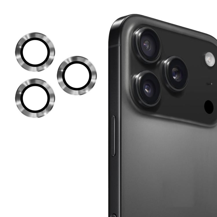 ENKAY 9H 後鏡頭鋁合金鋼化玻璃膜，適用於 iPhone 17 Pro / 17 Pro Max、iPhone 17、iPhone Air