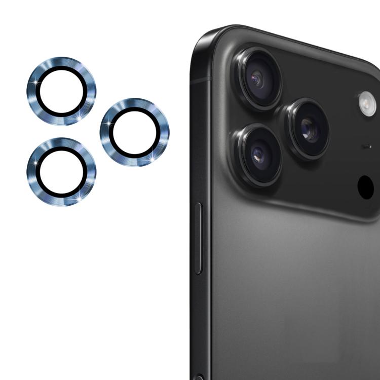 ENKAY 9H 後鏡頭鋁合金鋼化玻璃膜，適用於 iPhone 17 Pro / 17 Pro Max、iPhone 17、iPhone Air
