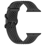 透氣孔矽膠錶帶，適用於Apple Watch 46mm / 49mm / 45mm / 44mm