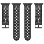 透氣孔矽膠錶帶，適用於Apple Watch 46mm / 49mm / 45mm / 44mm