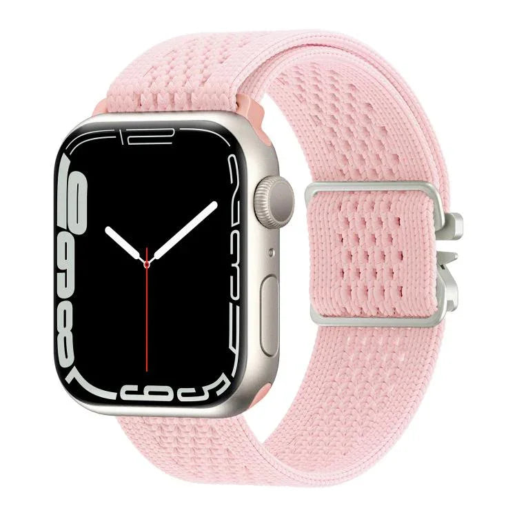 降落傘扣針織尼龍錶帶，適用於Apple Watch 46mm / 49mm / 45mm / 44mm，適用於Apple Watch 42mm / 41mm / 40mm / 38mm