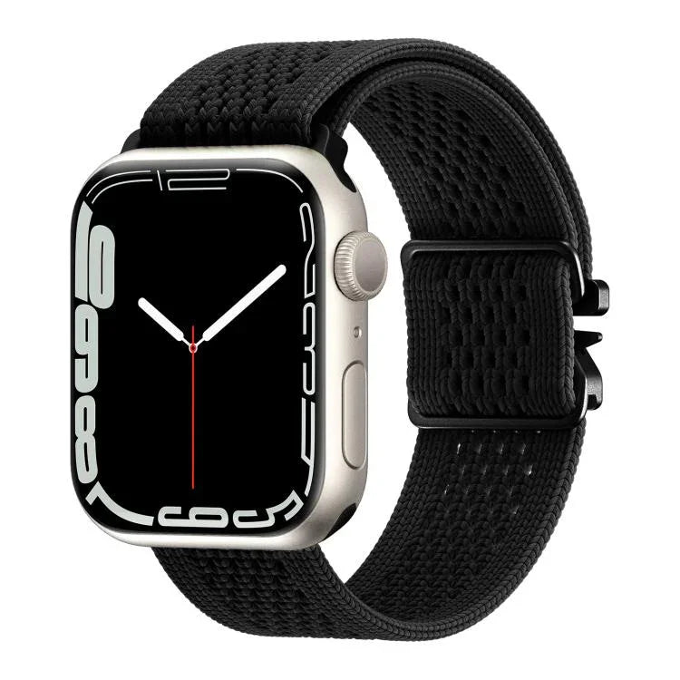 降落傘扣針織尼龍錶帶，適用於Apple Watch 46mm / 49mm / 45mm / 44mm，適用於Apple Watch 42mm / 41mm / 40mm / 38mm