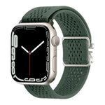 降落傘扣針織尼龍錶帶，適用於Apple Watch 46mm / 49mm / 45mm / 44mm，適用於Apple Watch 42mm / 41mm / 40mm / 38mm
