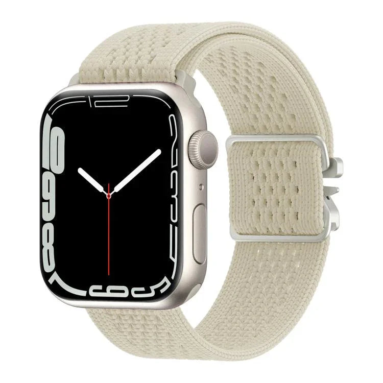 降落傘扣針織尼龍錶帶，適用於Apple Watch 46mm / 49mm / 45mm / 44mm，適用於Apple Watch 42mm / 41mm / 40mm / 38mm