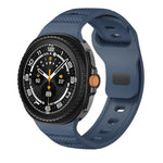 Dots Texture Black Buckle Silicone Watch Band, For Samsung Galaxy Watch8 / Watch8 Classic