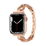 銅鍊金屬錶帶，適用於Apple Watch 46mm / 49mm / 45mm / 44mm，適用於Apple Watch 42mm / 41mm / 40mm / 38mm
