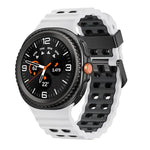 海洋風快拆扣雙色矽膠錶帶，適用於 Samsung Galaxy Watch8 / Watch8 Classic