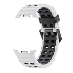 海洋風快拆扣雙色矽膠錶帶，適用於 Samsung Galaxy Watch8 / Watch8 Classic