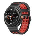 海洋風快拆扣雙色矽膠錶帶，適用於 Samsung Galaxy Watch8 / Watch8 Classic
