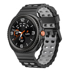 海洋風快拆扣雙色矽膠錶帶，適用於 Samsung Galaxy Watch8 / Watch8 Classic