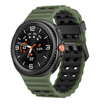海洋風快拆扣雙色矽膠錶帶，適用於 Samsung Galaxy Watch8 / Watch8 Classic