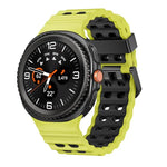 海洋風快拆扣雙色矽膠錶帶，適用於 Samsung Galaxy Watch8 / Watch8 Classic