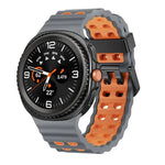 海洋風快拆扣雙色矽膠錶帶，適用於 Samsung Galaxy Watch8 / Watch8 Classic