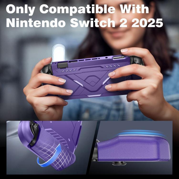 遊戲機機甲風 TPU 保護殼，適用於 Nintendo Switch 2
