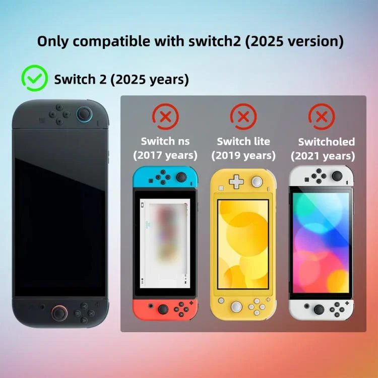 遊戲機透明 TPU 保護殼，適用於 Nintendo Switch 2