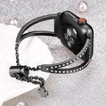 V形鑽石鋅合金錶帶，適用於 Apple Watch 46mm / 49mm / 45mm / 44mm，適用於 Apple Watch 42mm / 41mm / 40mm / 38mm