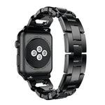 方形鑽石鋅合金錶帶，適用於 Apple Watch 46mm / 49mm / 45mm / 44mm，適用於 Apple Watch 42mm / 41mm / 40mm / 38mm
