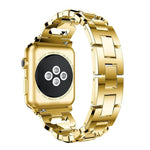 方形鑽石鋅合金錶帶，適用於 Apple Watch 46mm / 49mm / 45mm / 44mm，適用於 Apple Watch 42mm / 41mm / 40mm / 38mm