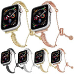 Metal Feather Copper Zinc Alloy Watch Band, For Apple Watch 46mm / 49mm / 45mm / 44mm, For Apple Watch 42mm / 41mm / 40mm / 38mm