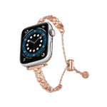 編織金屬光澤鋅合金錶帶，適用於 Apple Watch 46mm / 49mm / 45mm / 44mm，適用於 Apple Watch 42mm / 41mm / 40mm / 38mm