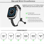 編織金屬光澤鋅合金錶帶，適用於 Apple Watch 46mm / 49mm / 45mm / 44mm，適用於 Apple Watch 42mm / 41mm / 40mm / 38mm