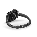金屬手鍊鋅合金錶帶，適用於 Apple Watch 46mm / 49mm / 45mm / 44mm，適用於 Apple Watch 42mm / 41mm / 40mm / 38mm