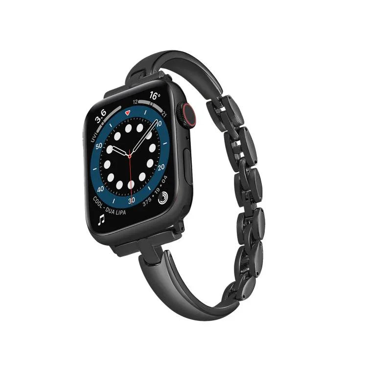 金屬手鍊鋅合金錶帶，適用於 Apple Watch 46mm / 49mm / 45mm / 44mm，適用於 Apple Watch 42mm / 41mm / 40mm / 38mm