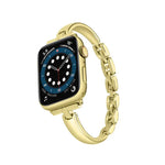 金屬手鍊鋅合金錶帶，適用於 Apple Watch 46mm / 49mm / 45mm / 44mm，適用於 Apple Watch 42mm / 41mm / 40mm / 38mm