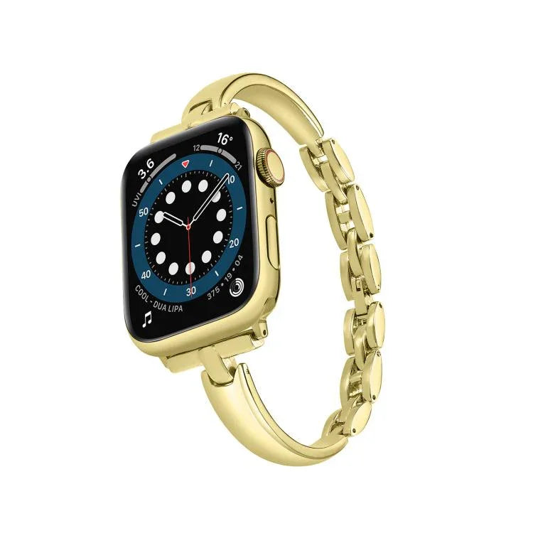 金屬手鍊鋅合金錶帶，適用於 Apple Watch 46mm / 49mm / 45mm / 44mm，適用於 Apple Watch 42mm / 41mm / 40mm / 38mm
