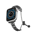雙環鏈鋅合金錶帶，適用於 Apple Watch 46mm / 49mm / 45mm / 44mm，適用於 Apple Watch 42mm / 41mm / 40mm / 38mm