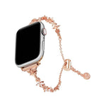 四葉草鑽石鋅合金錶帶，適用於Apple Watch 46mm / 49mm / 45mm / 44mm，適用於Apple Watch 42mm / 41mm / 40mm / 38mm